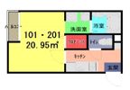 イーストヴィラ武里の間取り画像