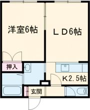 ハイツワンの間取り画像