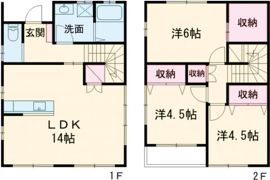 木太町借家の間取り画像