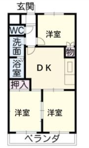 エステート23の間取り画像