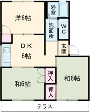 クレスト和敬B棟の間取り画像