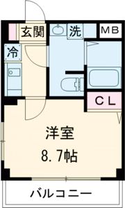 エミネックス熊谷駅前A棟の間取り画像