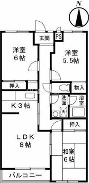 メゾンビューラーの間取り画像