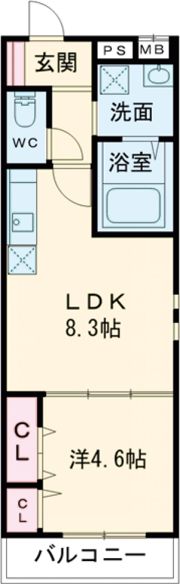 フジパレス百舌鳥駅東の間取り画像