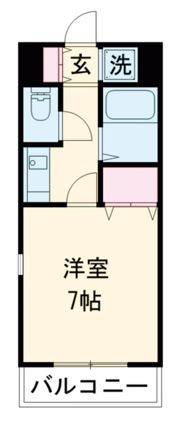 ジョーハイツの間取り画像