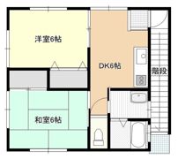 月輪住宅の間取り画像