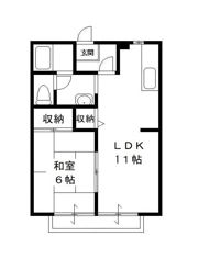 西都賀ハイツの間取り画像