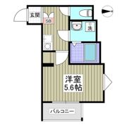 MELDIA西所沢Ⅲの間取り画像
