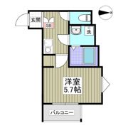 MELDIA西所沢Ⅲの間取り画像