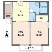 グランディ プラザ Aの間取り画像