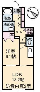 メゾン・カンフリエ井口の間取り画像