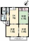 グリーングラスの間取り画像
