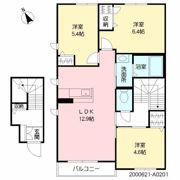 パストラル久留米 A棟の間取り画像