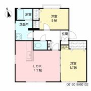 ディアス恒久 B棟の間取り画像