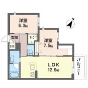 ビラ スキエラ 宮崎台の間取り画像