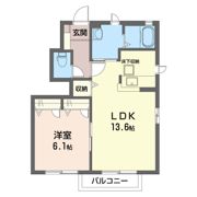 クレールメゾン Dの間取り画像