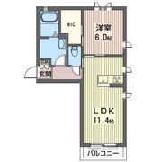 プラタナス元今泉Aの間取り画像