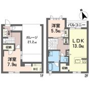 グランドゥール桜木IIIの間取り画像