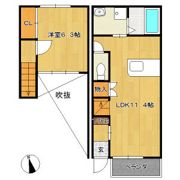プレジールB棟の間取り画像