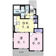 グリーンヒルBの間取り画像