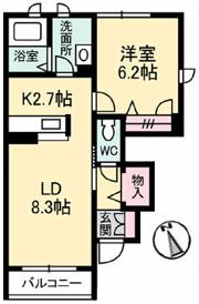 カーサフェリオの間取り画像