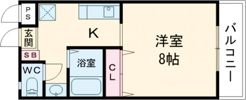 エクセラート瀬田の間取り画像
