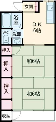 荒木アパートの間取り画像