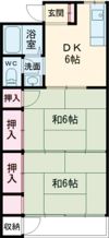 荒木アパートの間取り画像