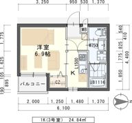 ヘリオスの間取り画像