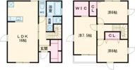 プレステージ Rの間取り画像