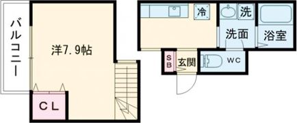 ウェルフォア壱番館の間取り画像