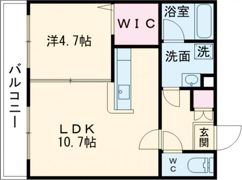 パリス長嶺の間取り画像