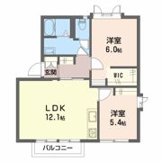 メゾンクレール原Ⅱ Bの間取り画像