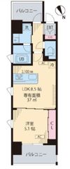 ビイルーム立川の間取り画像