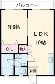 浜町マンションの間取り画像
