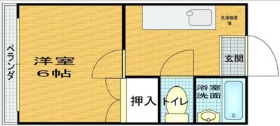 オーナハイツⅡの間取り画像