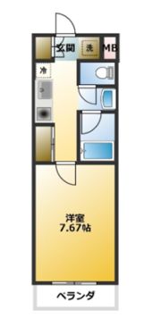 C's Manganji Ⅰの間取り画像
