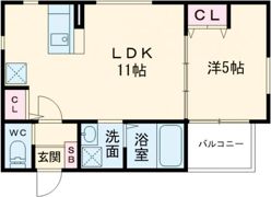グリーンティエラ三井寺の間取り画像
