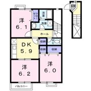 フォレストAの間取り画像