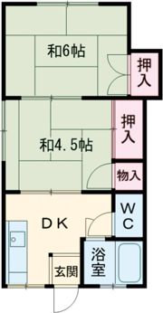 松崎コーポ Ⅱの間取り画像