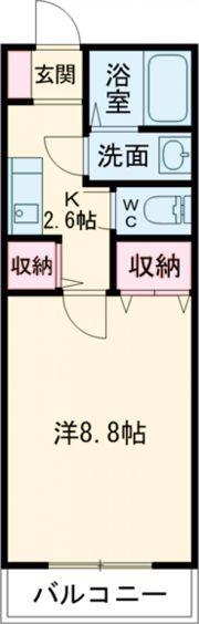ディアコート自由ヶ丘の間取り画像