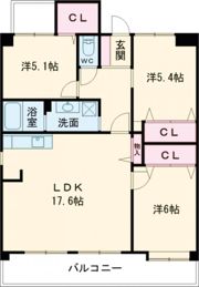 Fleur光の森の間取り画像