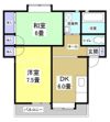 ハイツサンジノの間取り画像