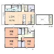 ベルクレストカネヨシEの間取り画像