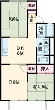 コーポ大久保の間取り画像