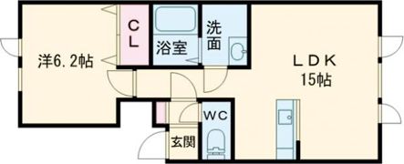 レインボーハウスのぞみⅡの間取り画像