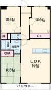 ウィンベル勝山2の間取り画像