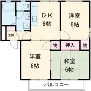 コマンセ21の間取り画像
