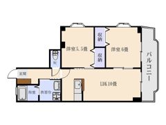 サンパレス新屋敷の間取り画像