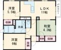 City inn おくのの間取り画像